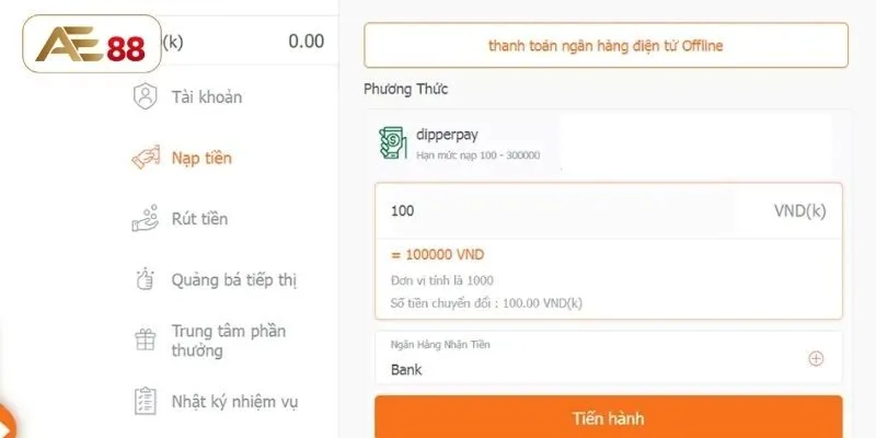 Giao dịch qua ngân hàng